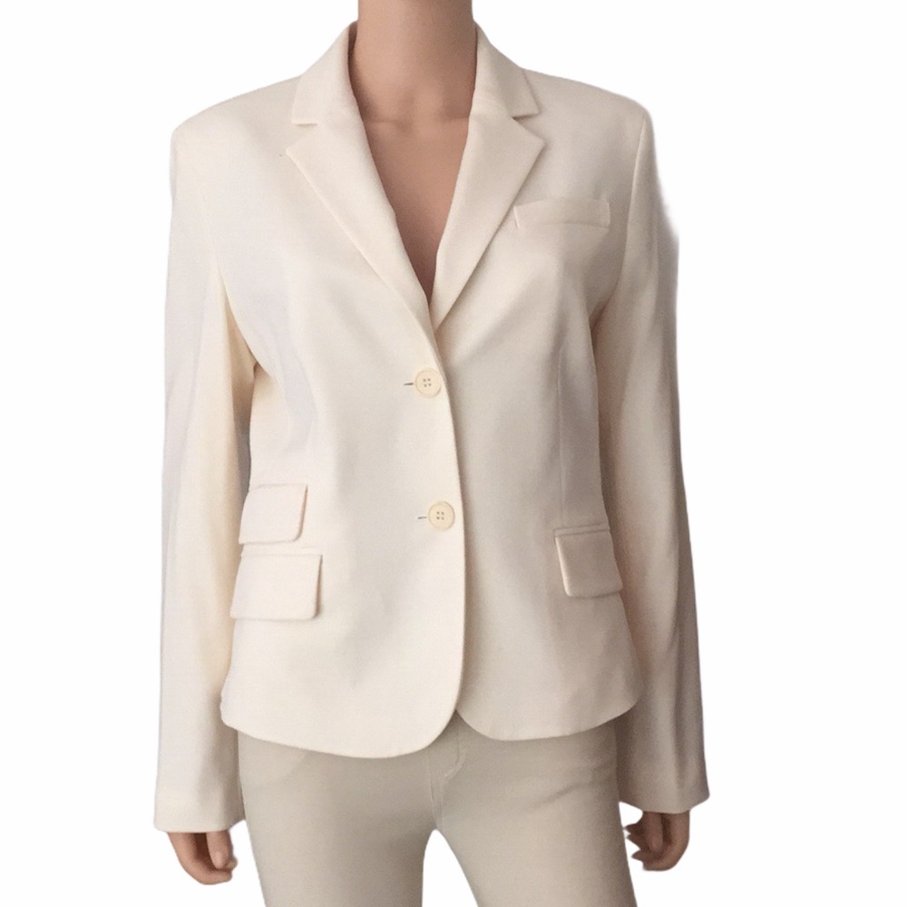 NWT Talbots Grace Wool Cream Blazer